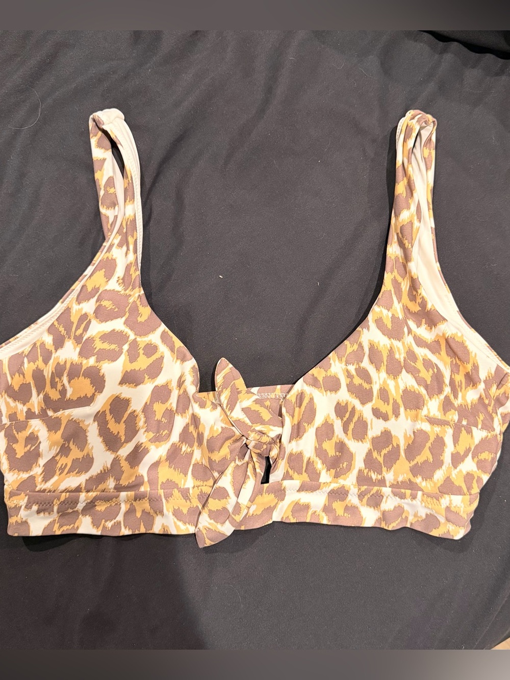 Aerie leopard print swim top